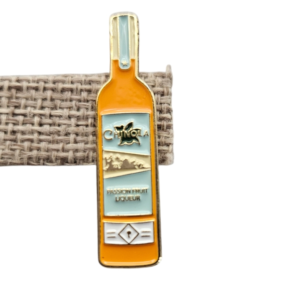 NWOT CHINOLA Passion Fruit Liqueur Pin | SZ 1.5"